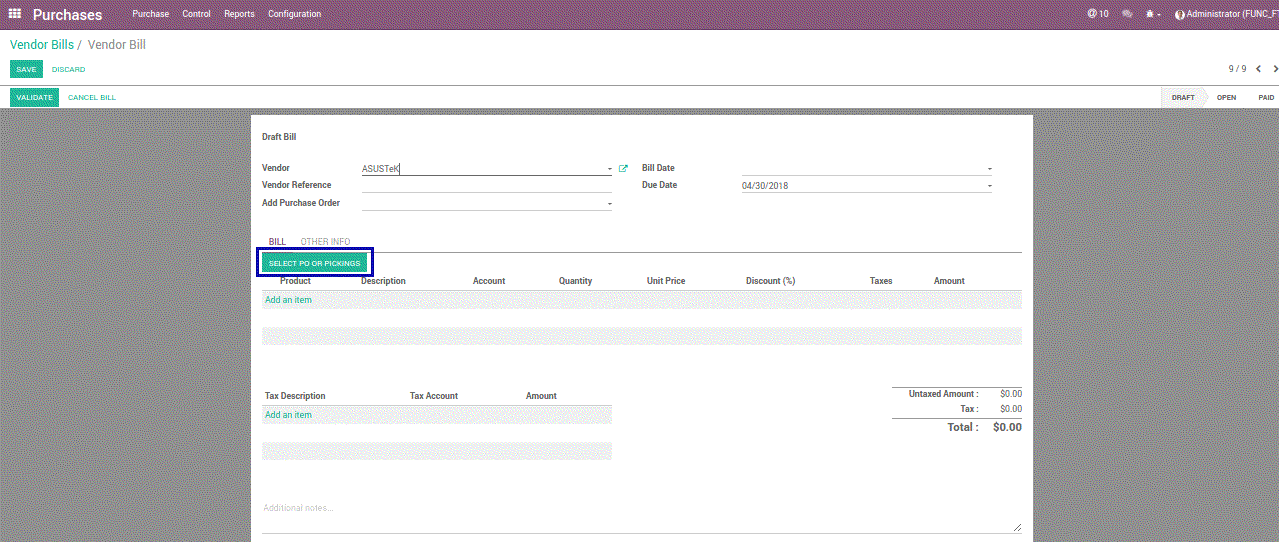 Odoo テキストと画像ブロック