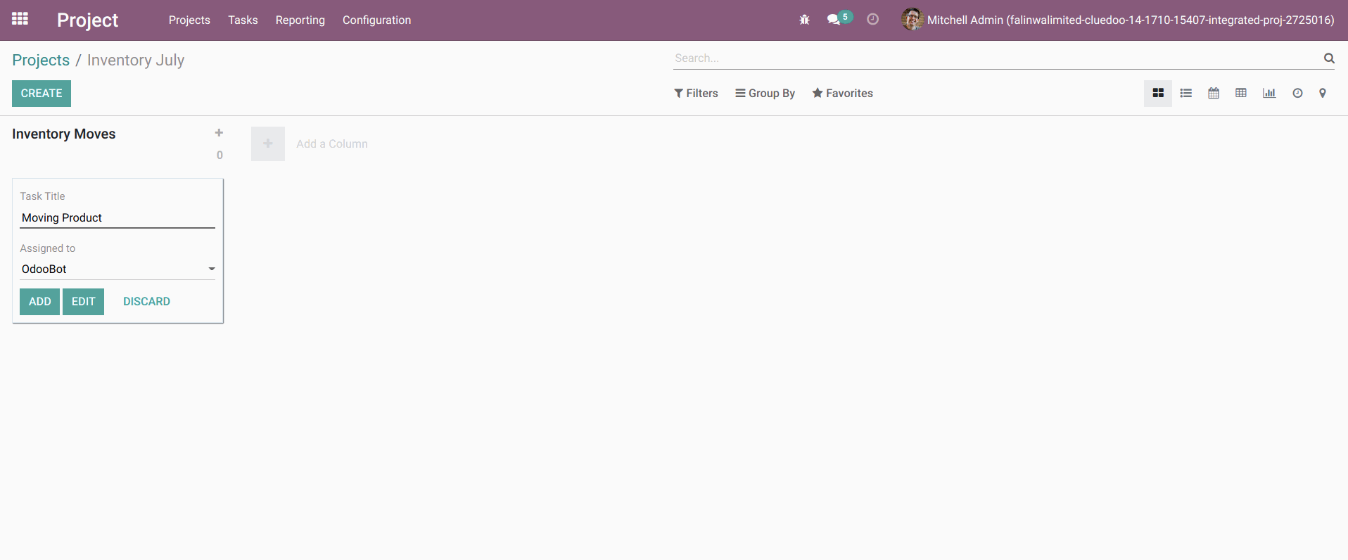 Odoo • Text and Image