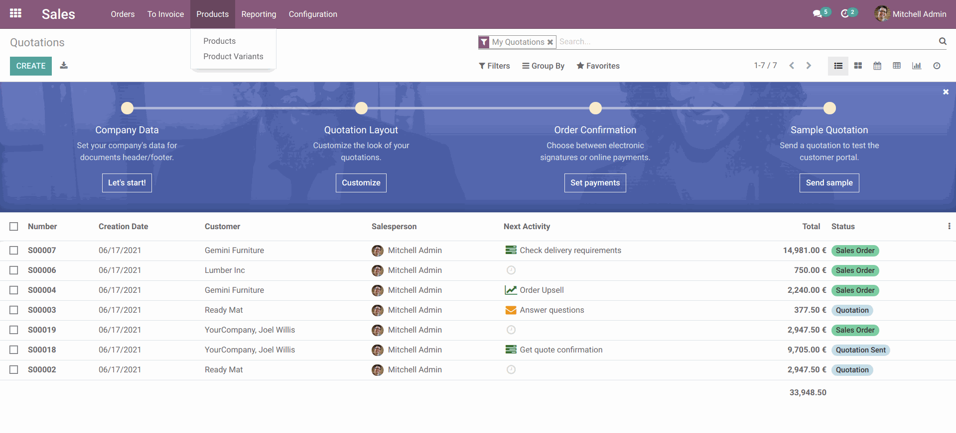 Odoo • Text and Image